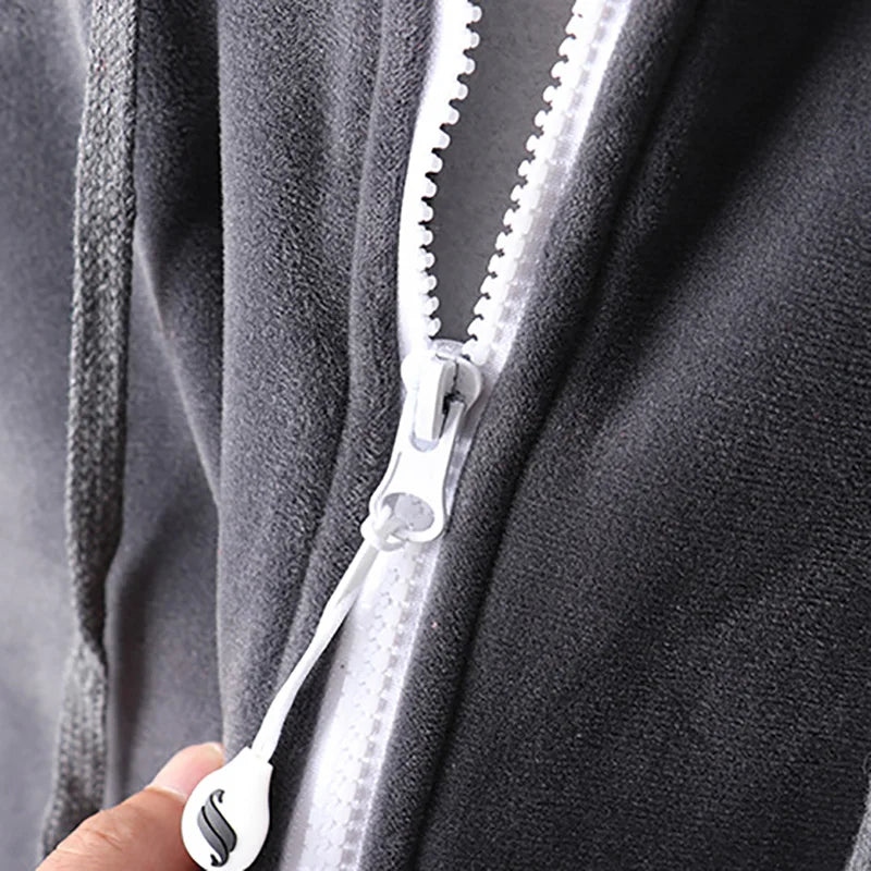New 2022 Autumn Thick Warm Hooded Basic Coats Women Sweatshirts Casual Loose Lady Winter Long Black Winter Fleece Hoodies Femme