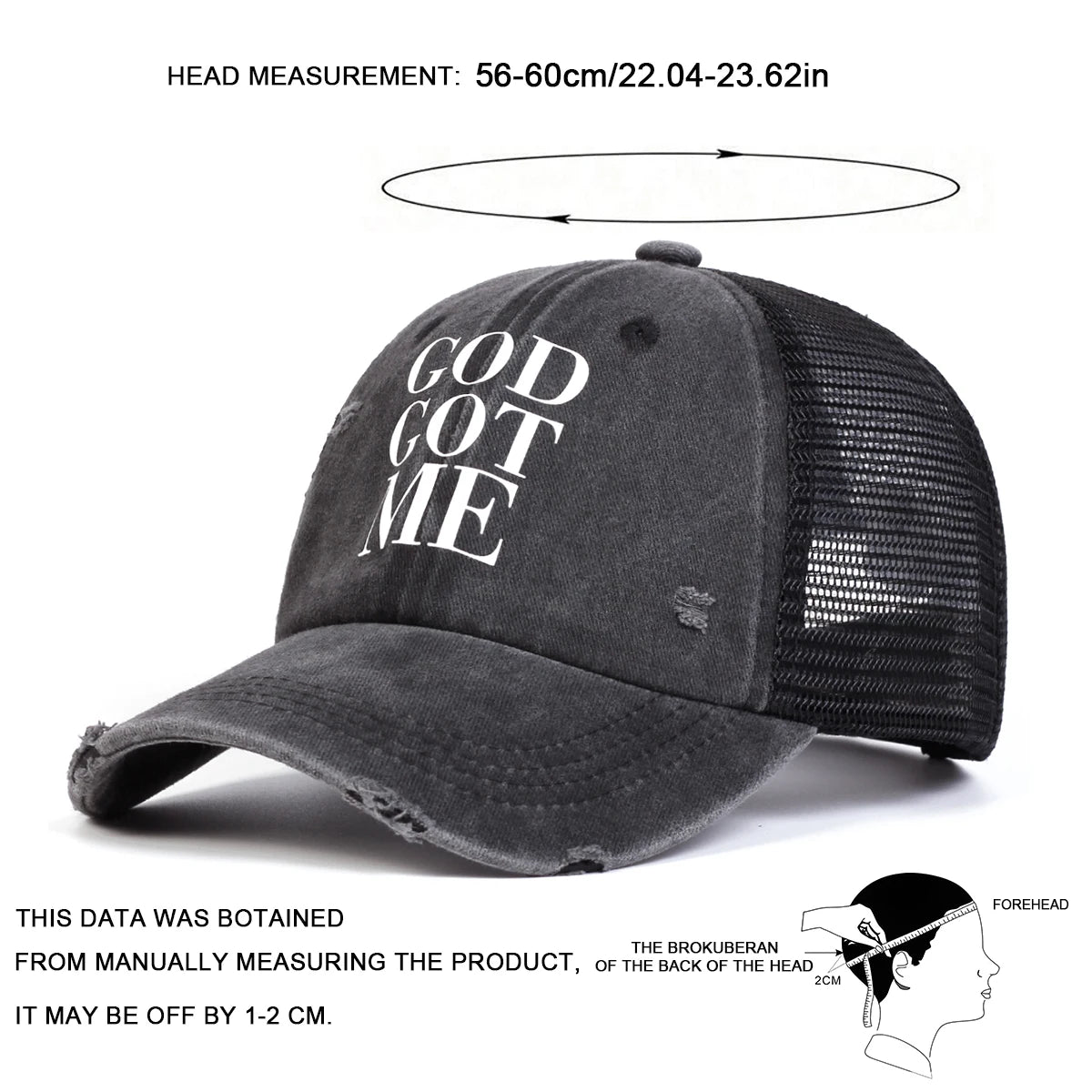 Unisex Washed Baseball Cap