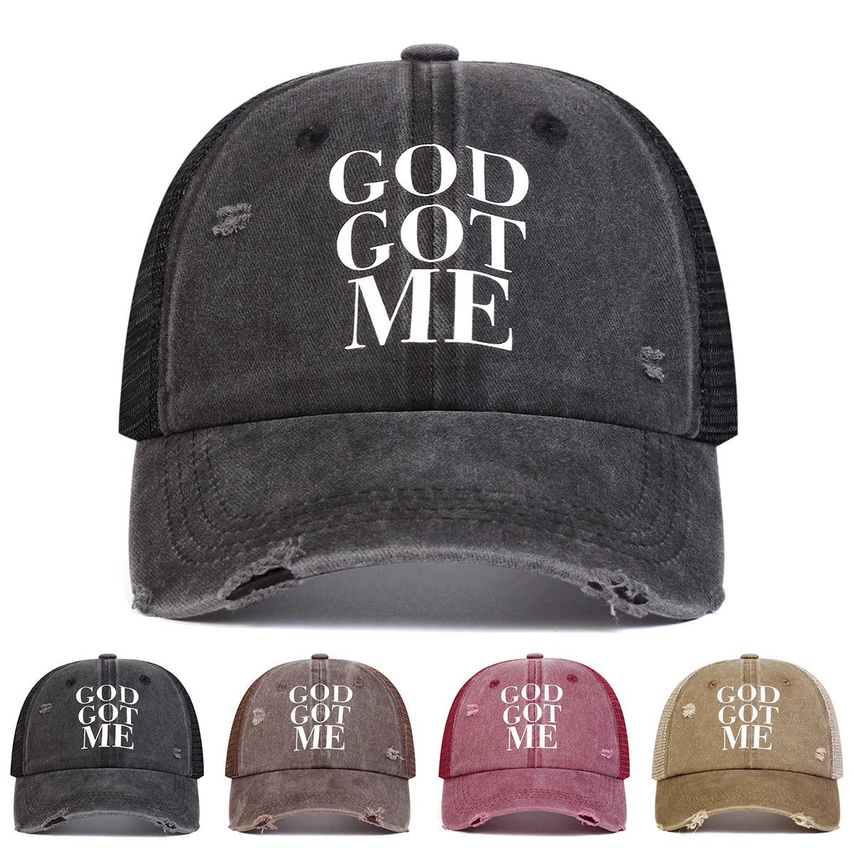 Unisex Washed Baseball Cap