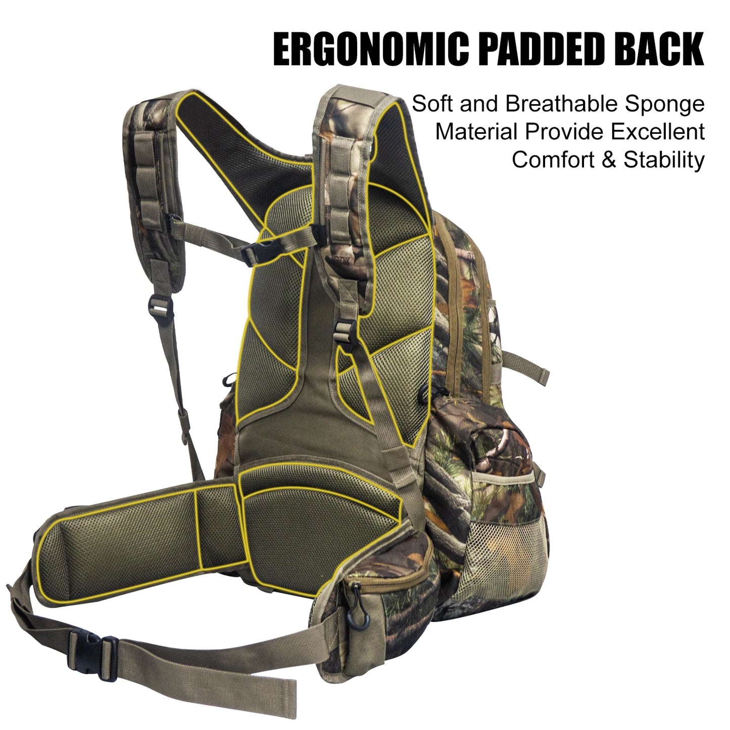 Hunting Backpack with Gun Bow Pocket