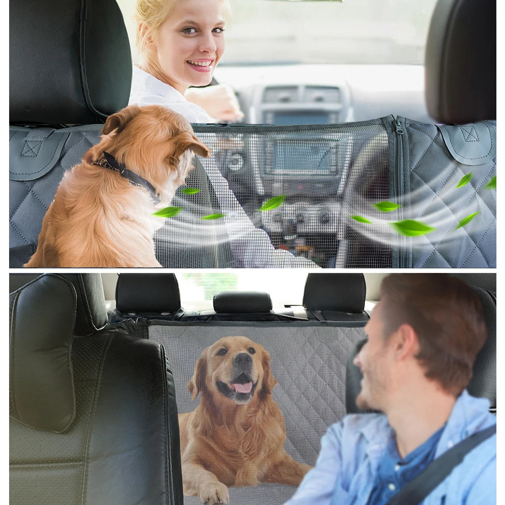 Dog Waterproof Car Back Seat Cover