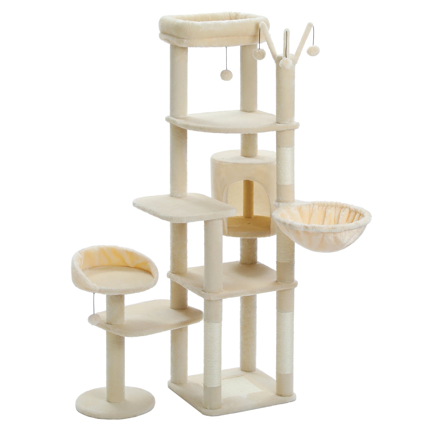 Large Cat Tree With Scratching Post