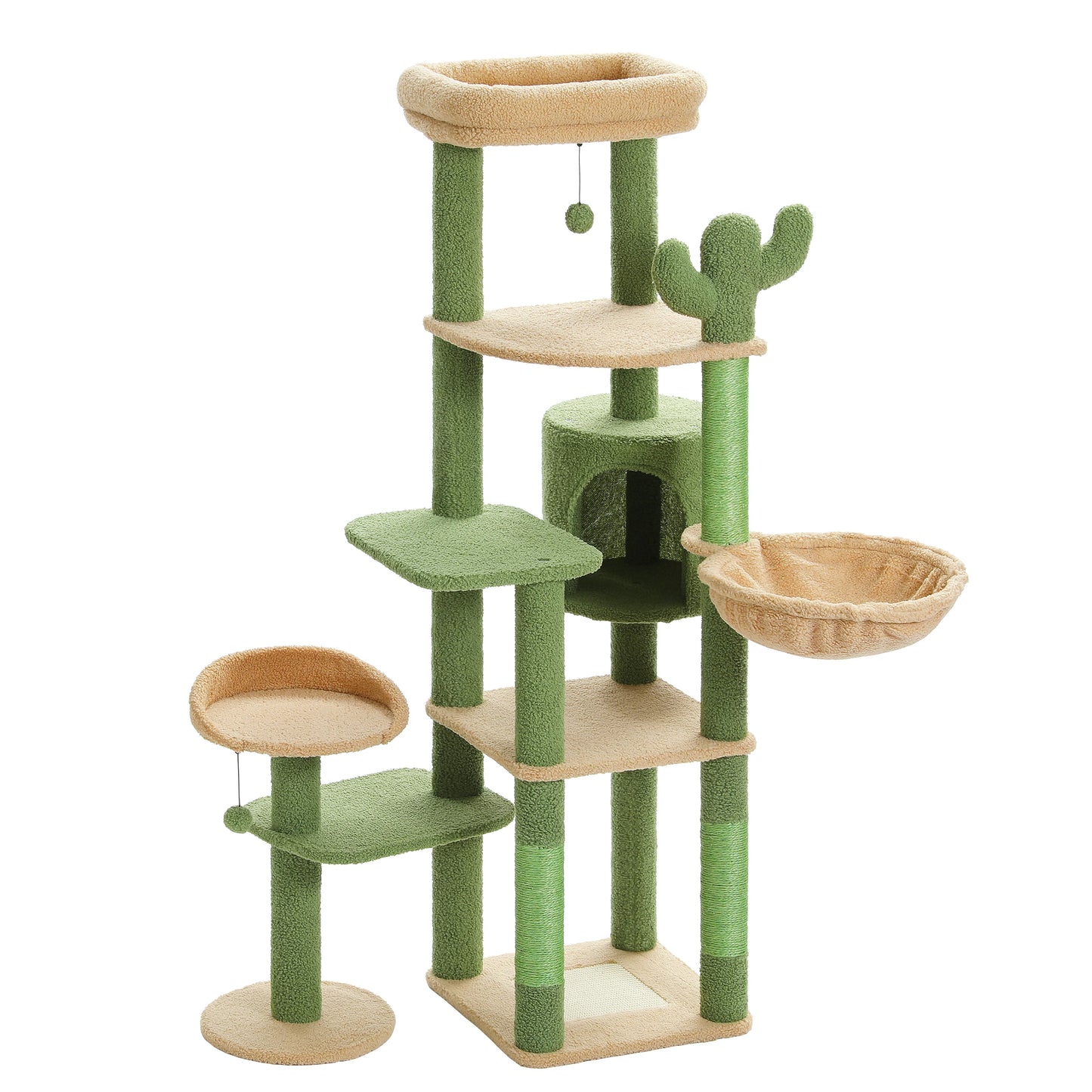 Large Cat Tree With Scratching Post