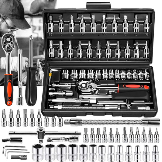 46pcs Drive Socket Set