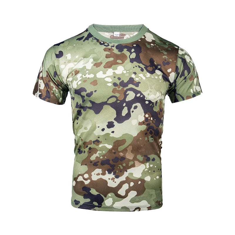 Quick Dry Forest Camouflage T-shirt