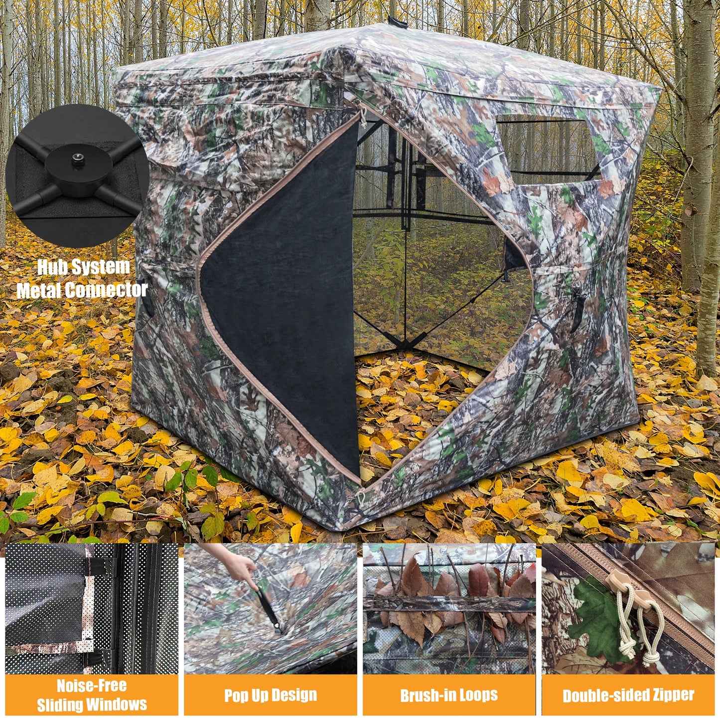 See Through Ground Blind For Deer Hunting