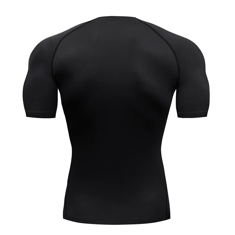 Men Compression Tight Short Sleeve T shirt