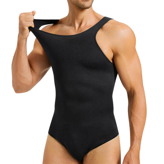 Men's Sleeveless Full Body Shaper Tummy Control