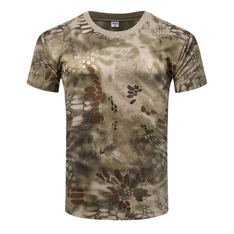 Quick Dry Forest Camouflage T-shirt