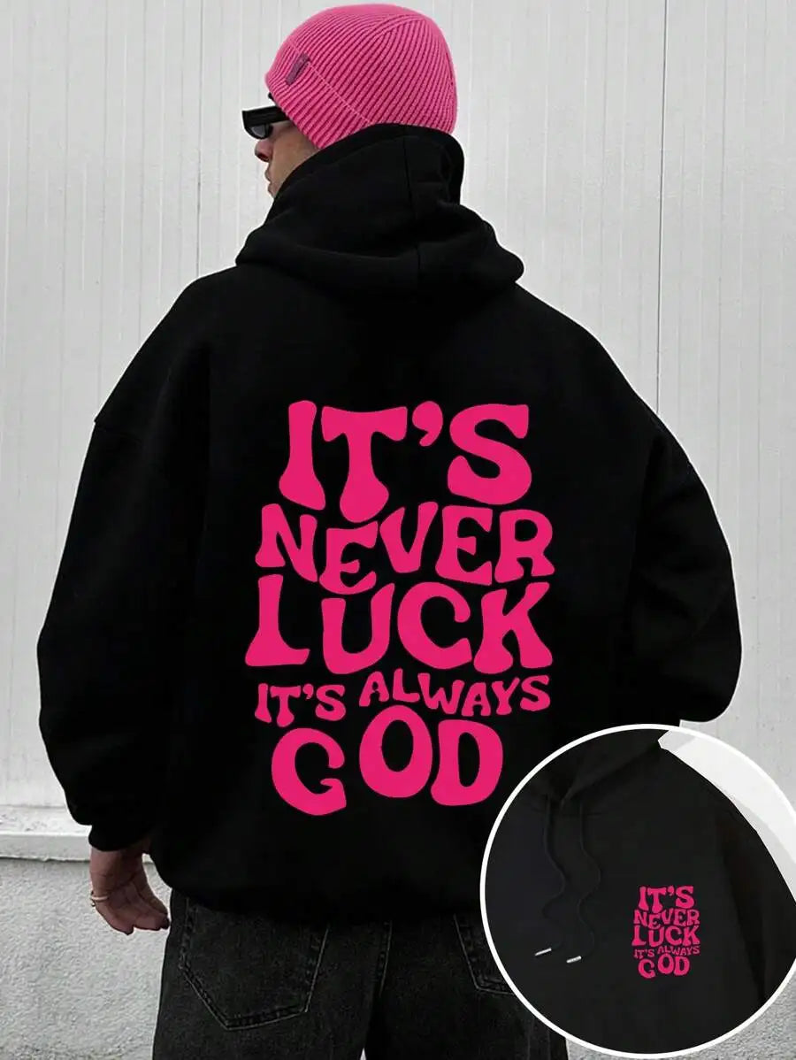 Graphic Print Fashionable Cotton Outdoor Sports Hoodie