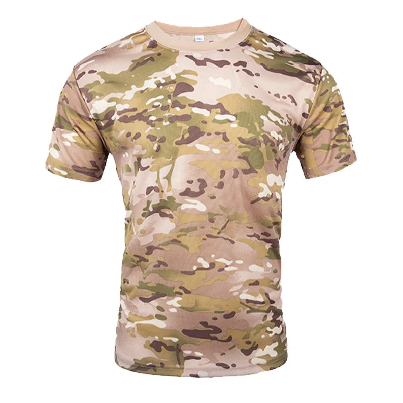 Quick Dry Forest Camouflage T-shirt