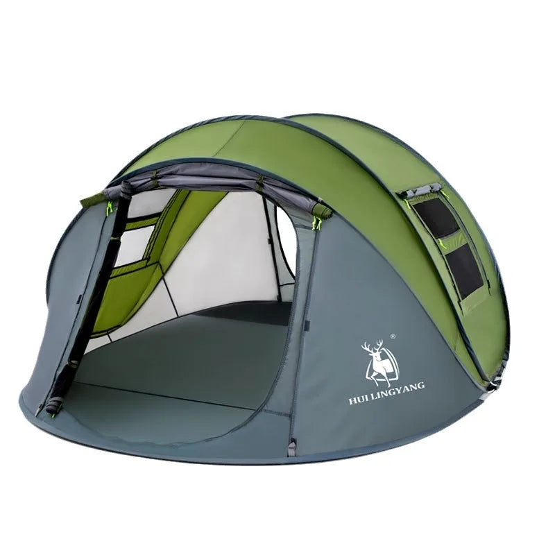 3-4 People Outdoor Throw Open Waterproof Tent