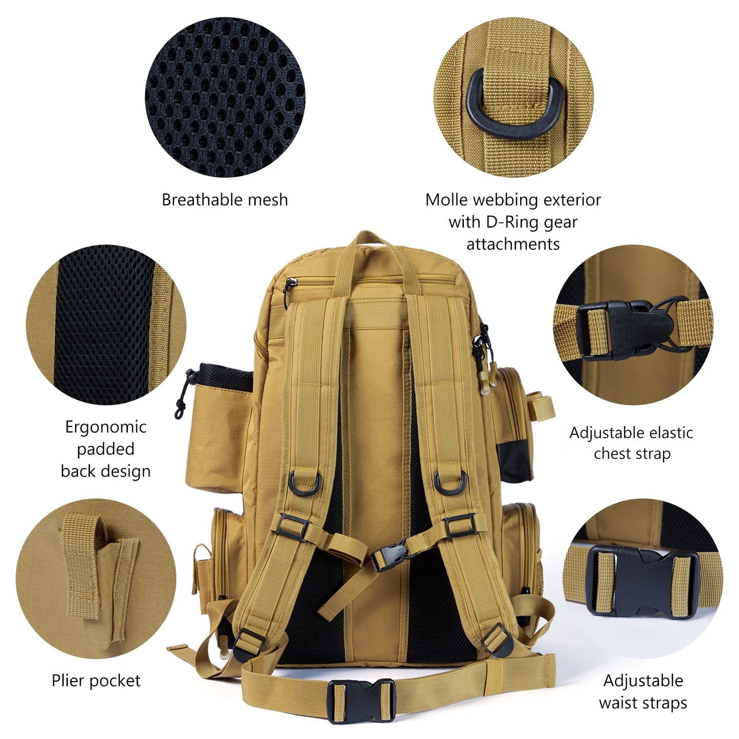 Lightweight Fishing Tackle Backpack