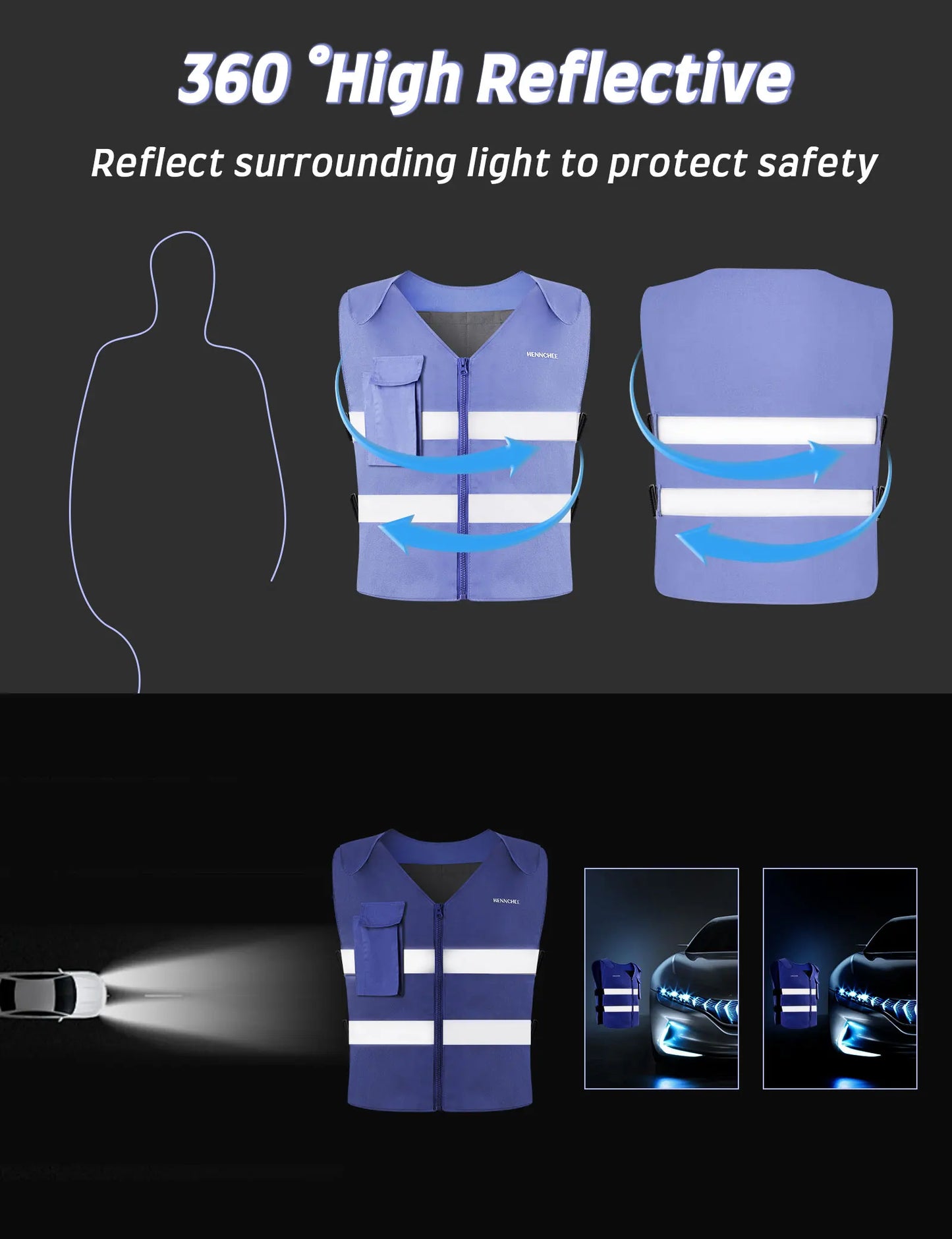 Cooling Ice Safety Vest for Men & Women