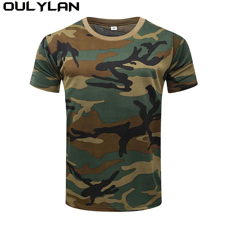 Quick Dry Forest Camouflage T-shirt