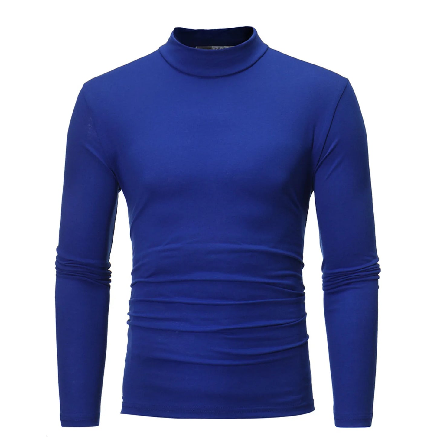 Men's Solid Color Turtleneck Basic Thermal Underwear